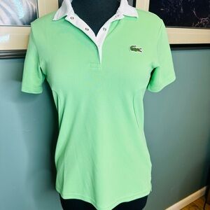 Lacoste Mint Green President Cup Fitted Polo T-Shirt